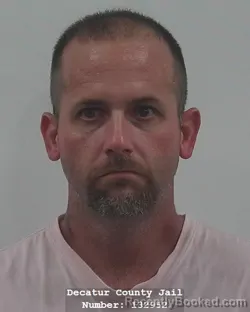 Mugshot of Brandon Michael Mullins booked in Decatur County, Indiana on September 5, 2026