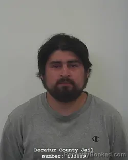Mugshot of Esteban Hernandez Sanchez booked in Decatur County, Indiana on September 6, 2026