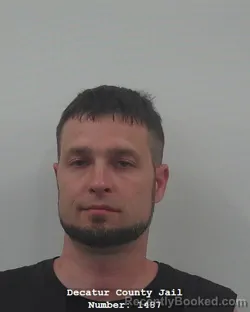 Mugshot of Chad Mckinley Adams booked in Decatur County, Indiana on August 17, 2026