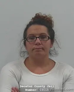 Mugshot of LAUREN ELIZABETH SCHWASS booked in Decatur County, Indiana on July 16, 2026