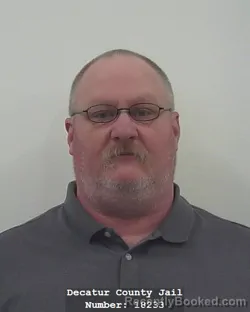 Mugshot of MARK ALAN SHREVE booked in Decatur County, Indiana on April 21, 2026