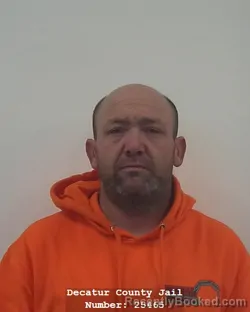 Mugshot of DUSTIN C LEAKE booked in Decatur County, Indiana on March 17, 2026