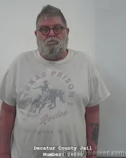 Mugshot of STANLEY WILLIAM EDRINGTON booked in Decatur County, Indiana on March 25, 2026