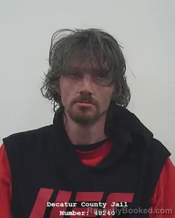 Mugshot of MATTHEW SHANE GREEN booked in Decatur County, Indiana on April 1, 2026