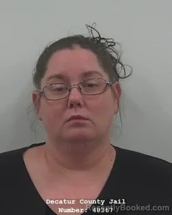 Mugshot of Angelica Marie Sheridan booked in Decatur County, Indiana on September 10, 2026