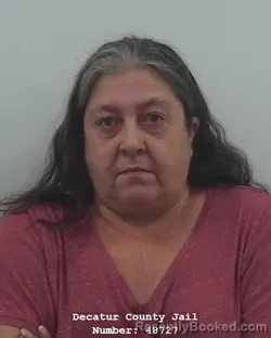 Mugshot of PATRICIA LYNN BIEDERMAN booked in Decatur County, Indiana on July 30, 2026