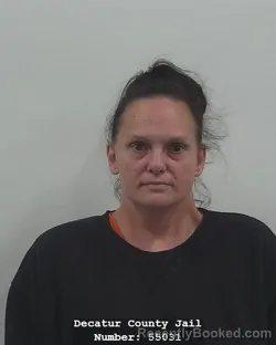 Mugshot of Merrissa Lynn Thacker booked in Decatur County, Indiana on September 13, 2026
