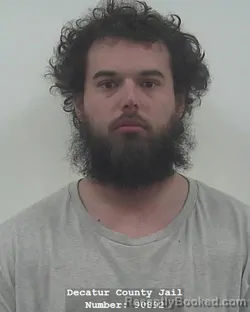 Mugshot of ADAM DURAND GREGORY booked in Decatur County, Indiana on March 16, 2026