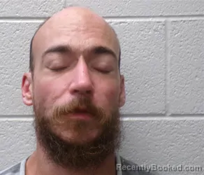 Mugshot of David Andrew Galloway booked in Henderson County, North Carolina on August 30, 2026
