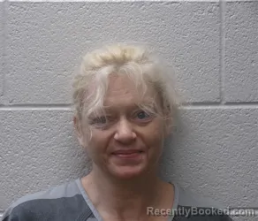 Mugshot of Sarah Lee Russell booked in Henderson County, North Carolina on August 20, 2026