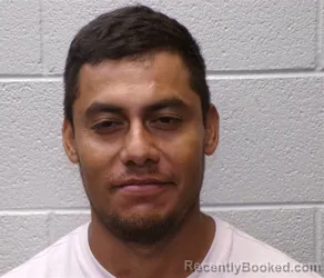 Mugshot of Damian Nolasco Sanchez booked in Henderson County, North Carolina on August 16, 2026