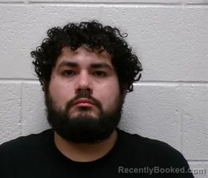 Mugshot of Brayan Gonzalez Garcia booked in Henderson County, North Carolina on August 24, 2026