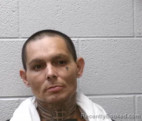 Mugshot of Andreas Saucedo booked in Henderson County, North Carolina on August 27, 2026