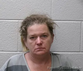 Mugshot of Rebecca Dawn Harrigan booked in Henderson County, North Carolina on October 5, 2026