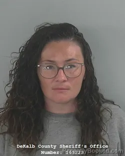 Mugshot of Kiersten Brieanne Fury booked in DeKalb County, Indiana on April 30, 2026