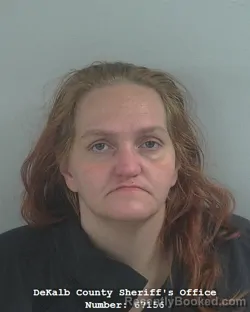 Mugshot of Amber Marie Nicholas booked in DeKalb County, Indiana on October 19, 2026