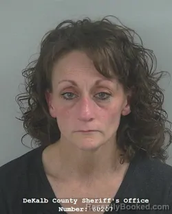 Mugshot of Jamie Dawn Brown booked in DeKalb County, Indiana on August 4, 2026