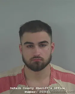 Mugshot of Ethan W Gayhart booked in DeKalb County, Indiana on April 3, 2026