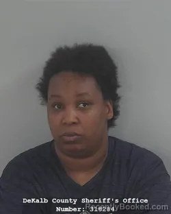 Mugshot of Sherlonda Renae Johnson booked in DeKalb County, Indiana on April 10, 2026