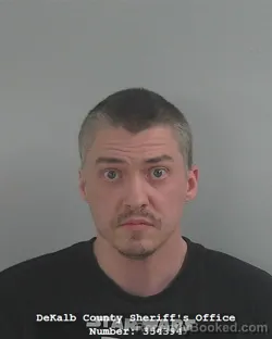 Mugshot of Ryan Andrew Humphries booked in DeKalb County, Indiana on April 12, 2026