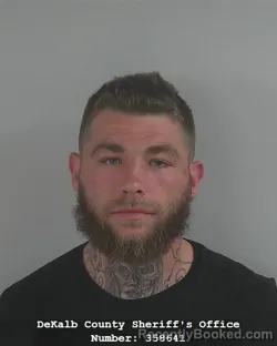 Mugshot of Deven Scott Fenter booked in DeKalb County, Indiana on April 15, 2026