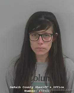 Mugshot of Angel Michelle Roehrig booked in DeKalb County, Indiana on April 16, 2026