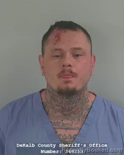 Mugshot of Austin Tyler Brummett booked in DeKalb County, Indiana on April 16, 2026