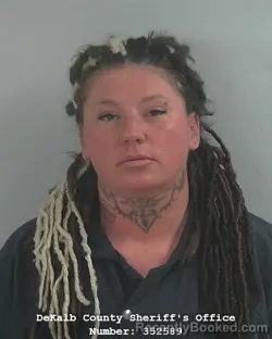 Mugshot of Arissa M Harris booked in DeKalb County, Indiana on April 17, 2026