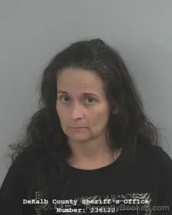 Mugshot of Leeann M Rooney booked in DeKalb County, Indiana on April 18, 2026