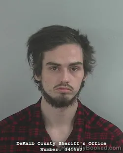 Mugshot of Draven Zander Coon booked in DeKalb County, Indiana on April 18, 2026