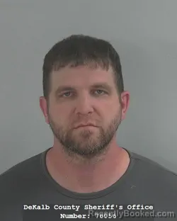 Mugshot of Andrew Harris Moore booked in DeKalb County, Indiana on April 20, 2026