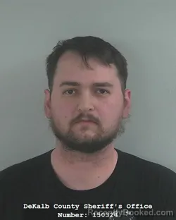 Mugshot of Logan Troy Treesh booked in DeKalb County, Indiana on April 21, 2026