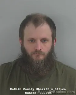 Mugshot of Cleigh Edward Davis booked in DeKalb County, Indiana on April 23, 2026