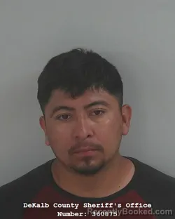 Mugshot of Edwin Alexander Vasquez Pacheco booked in DeKalb County, Indiana on May 30, 2026