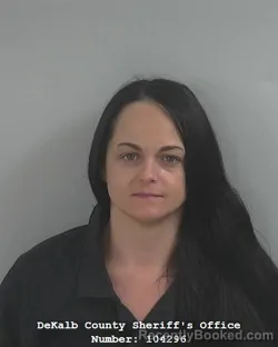 Mugshot of Tiffany Marie Burniston booked in DeKalb County, Indiana on June 2, 2026