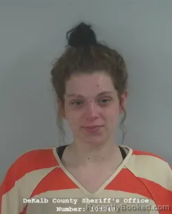 Mugshot of Alicia Marie Mullins booked in DeKalb County, Indiana on June 2, 2026
