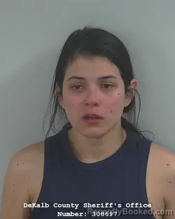 Mugshot of Yolmary Elena Sandrea Gonzalez booked in DeKalb County, Indiana on June 20, 2026