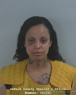 Mugshot of Dominique La Trece Atwood booked in DeKalb County, Indiana on June 25, 2026