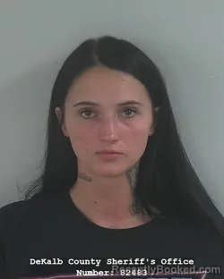 Mugshot of Kayla Arlyn Martindale booked in DeKalb County, Indiana on June 26, 2026