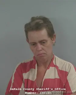 Mugshot of Sabrina Louise Sonnenberg booked in DeKalb County, Indiana on July 14, 2026