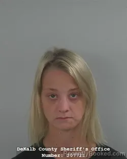 Mugshot of Hannah Caroline Macomber booked in DeKalb County, Indiana on August 2, 2026
