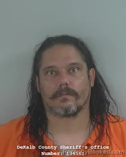 Mugshot of Theodore Joseph Ford booked in DeKalb County, Indiana on August 7, 2026