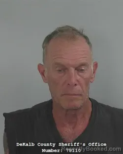 Mugshot of Robert Eugene Timbrook booked in DeKalb County, Indiana on August 8, 2026