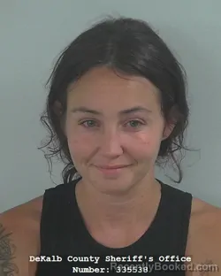 Mugshot of Hailey Nicole Stone booked in DeKalb County, Indiana on August 17, 2026