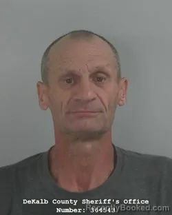 Mugshot of James D Andrus booked in DeKalb County, Indiana on September 9, 2026