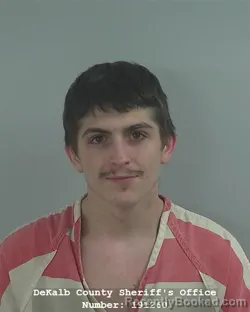 Mugshot of Dane William Alan Knapp booked in DeKalb County, Indiana on October 7, 2026