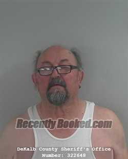 Booking photo from DeKalb County, Indiana