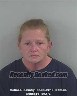 Booking photo from DeKalb County, Indiana