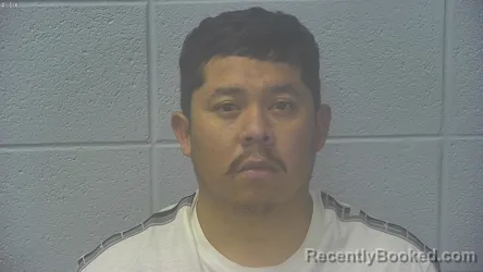 Mugshot of SEBASTIAN URIEL CAMACHO-GUZMAN booked in Dubois County, Indiana on April 26, 2026