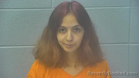 Mugshot of SELENA GLORIA-ALEXIS PENICK booked in Dubois County, Indiana on May 13, 2026